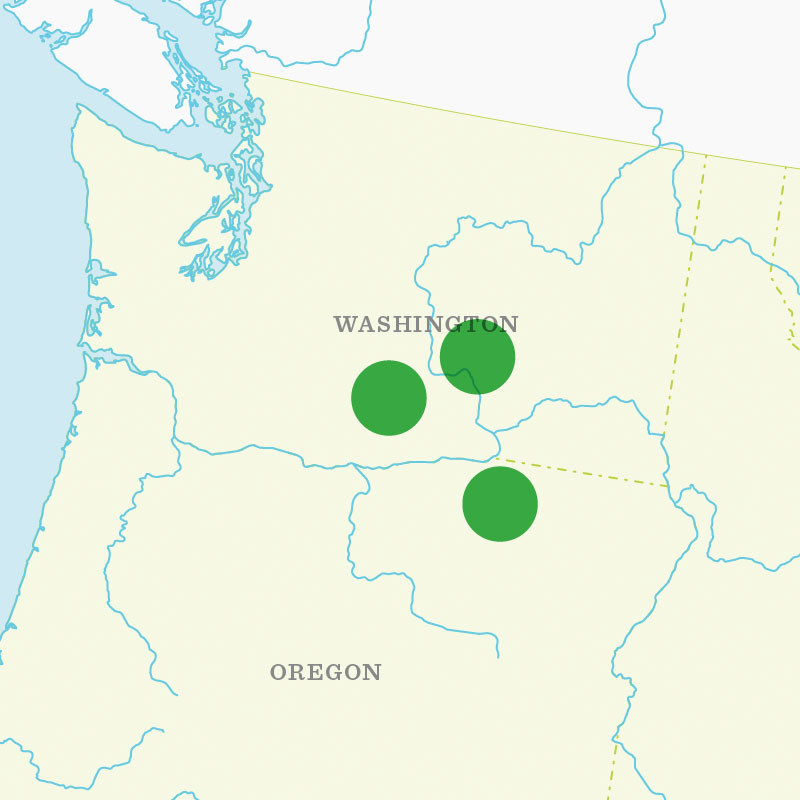 Map if Callison's Yakima growing region.
