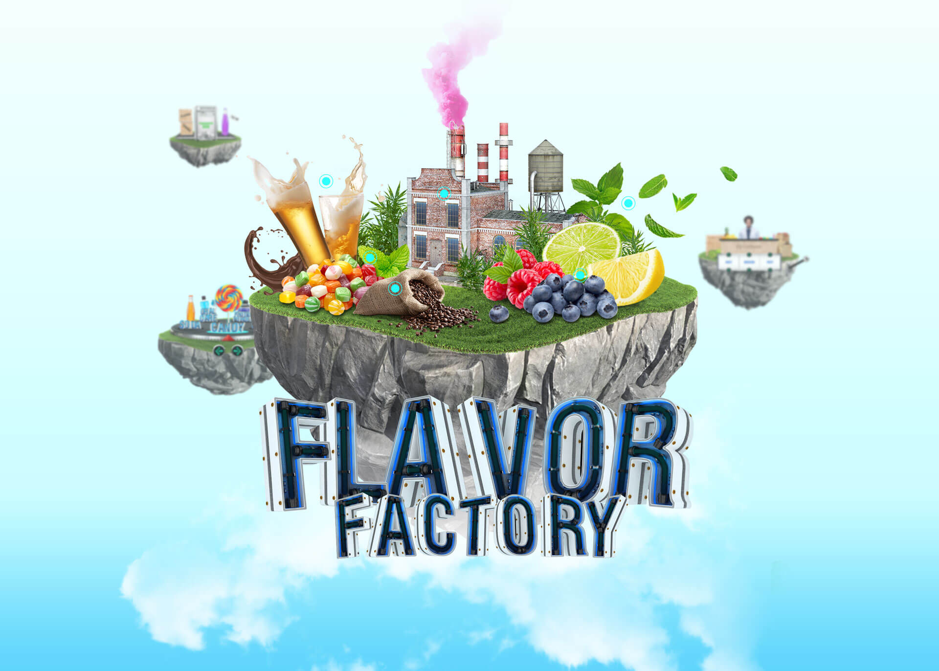 Flavor Factory Island - Landing Page